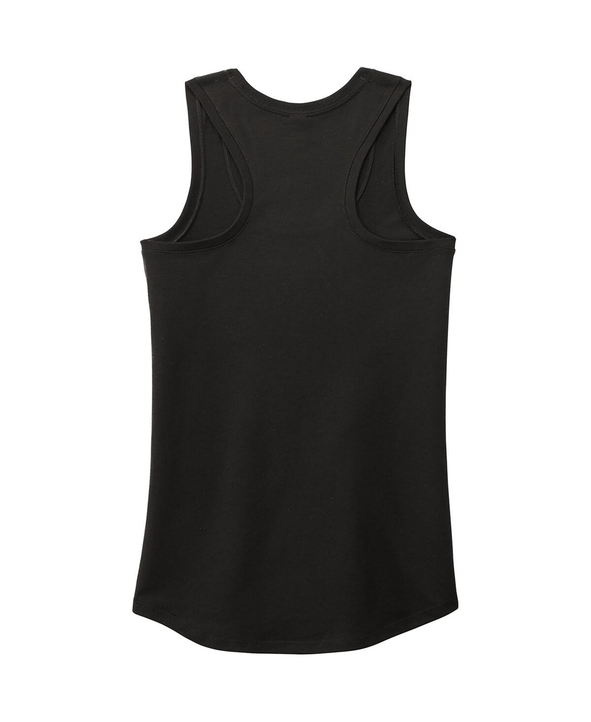 23xi Racing Women's Black Bubba Wallace Racer Back Tri-blend Tank Top In Black