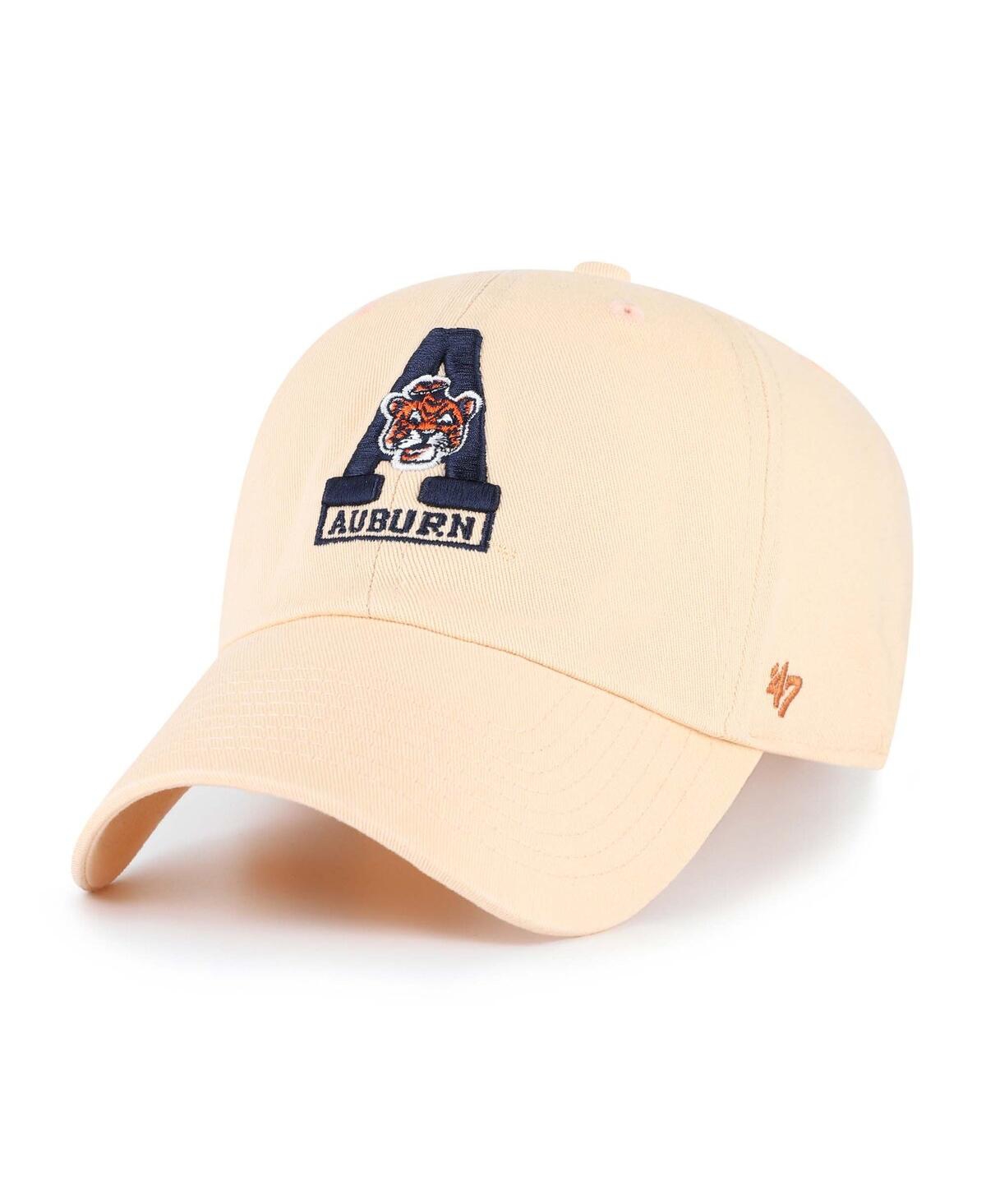47 Brand Men's Light Orange Auburn Tigers Vault Clean Up Adjustable Hat In Orange