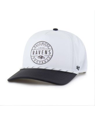 '47 Brand - Men's White/Black Baltimore Ravens Suburbia Hitch Two-Tone Adjustable Hat