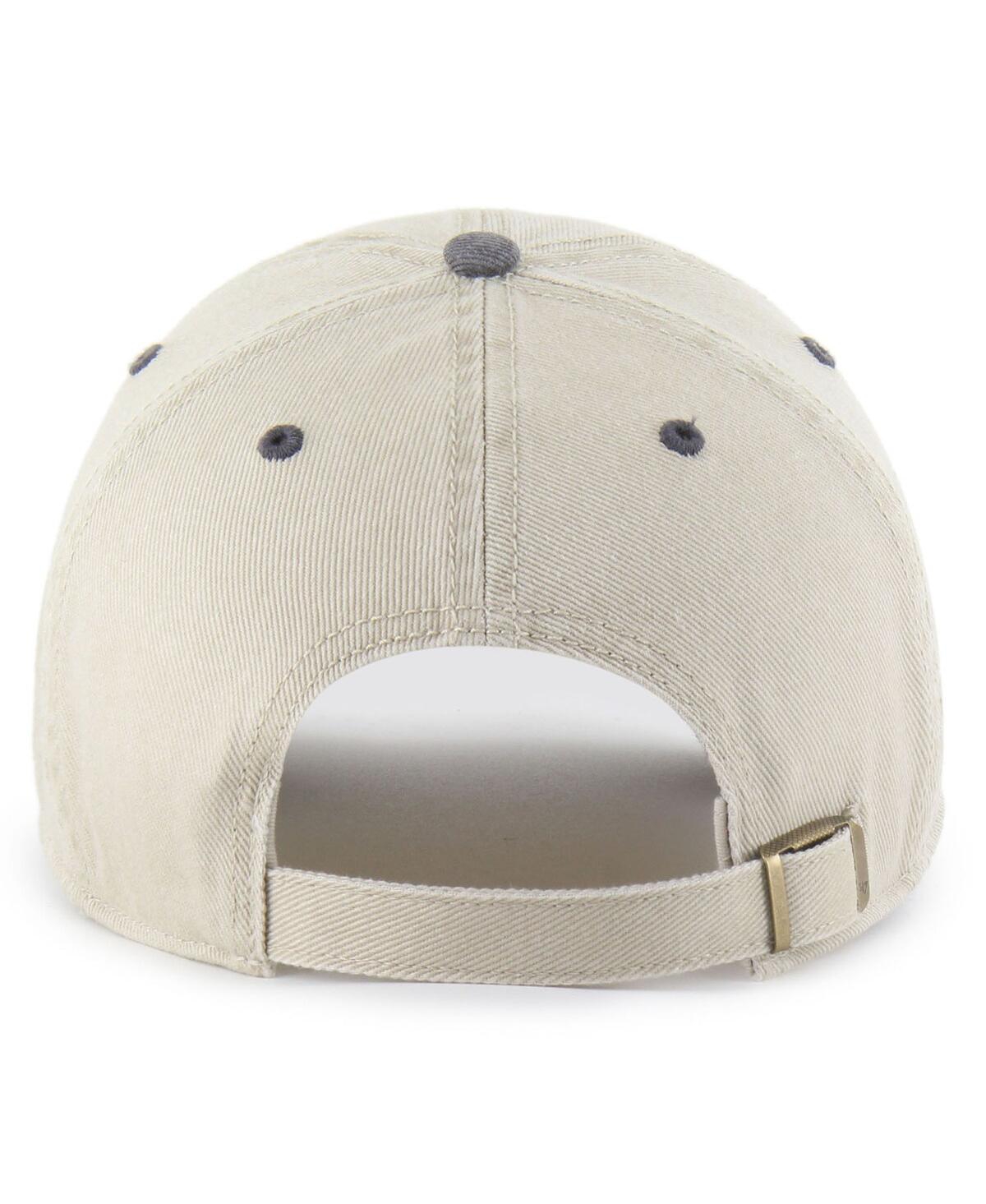 47 Brand Men's Khaki Baltimore Ravens Breaking Trail Clean Up Adjustable Hat In Brown