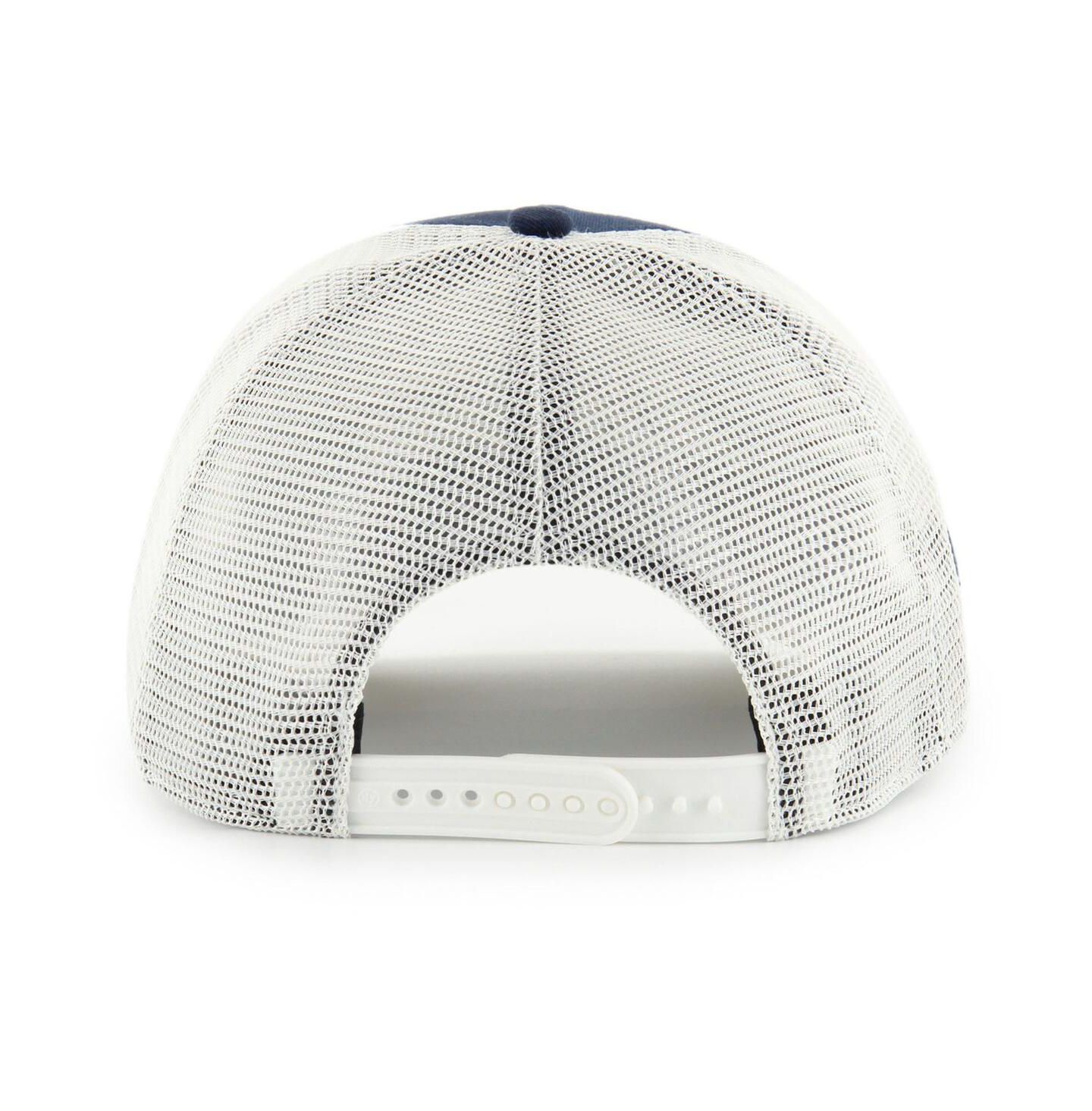 Кепка '47 Brand Navy Michigan Wolverines Contemporary Basics Foundation Trucker Hitch Adjustable Hat — фото 2