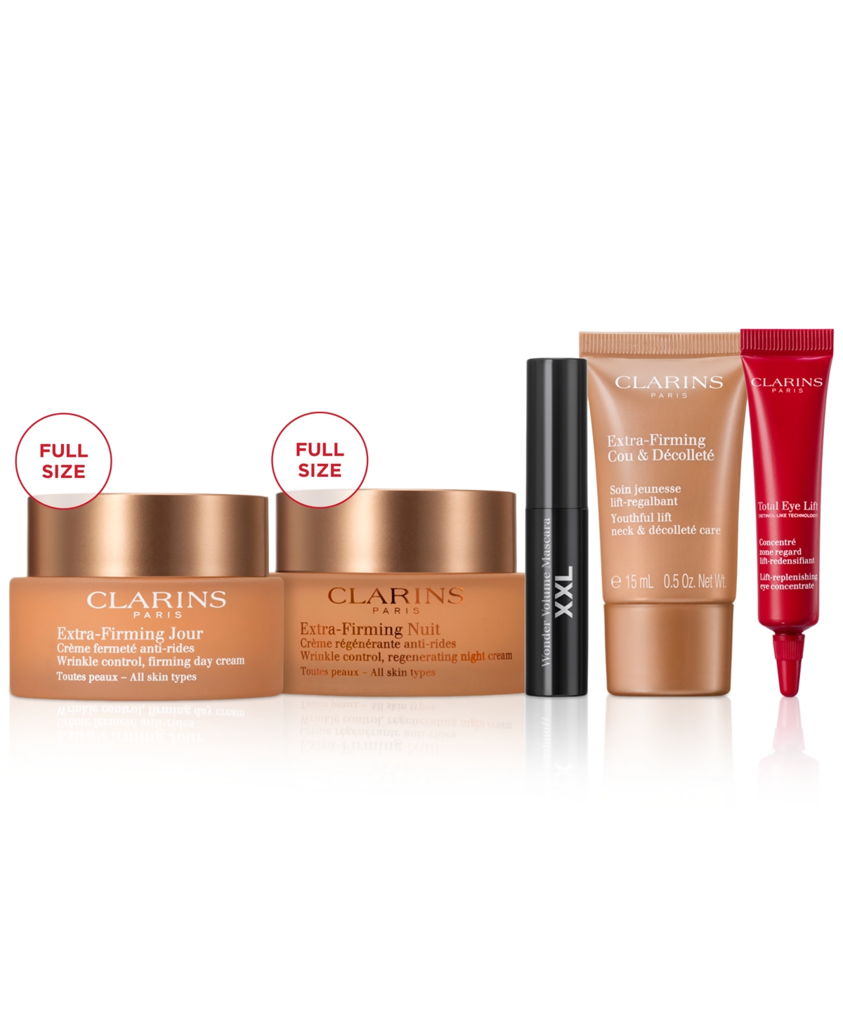 Clarins 6-pc. Extra-firming Luxury Skin Care Set In White