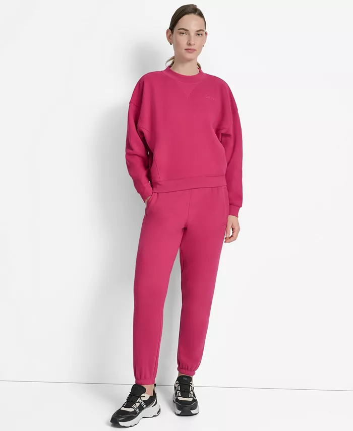 Women's Crew Neck Long Sleeve Sweatshirt - thumbnail 3