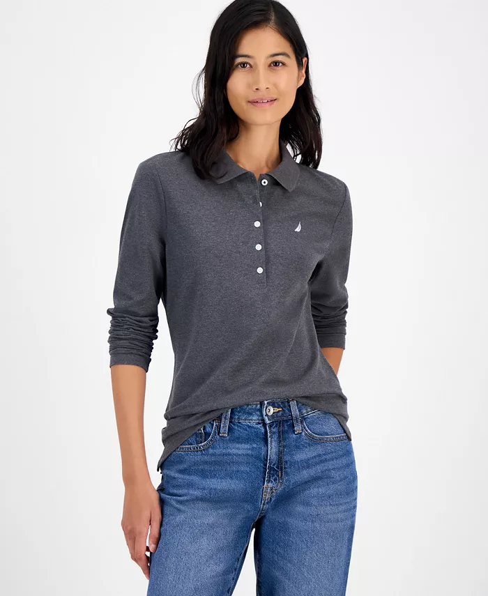 Women's Long Sleeve Polo Shirt