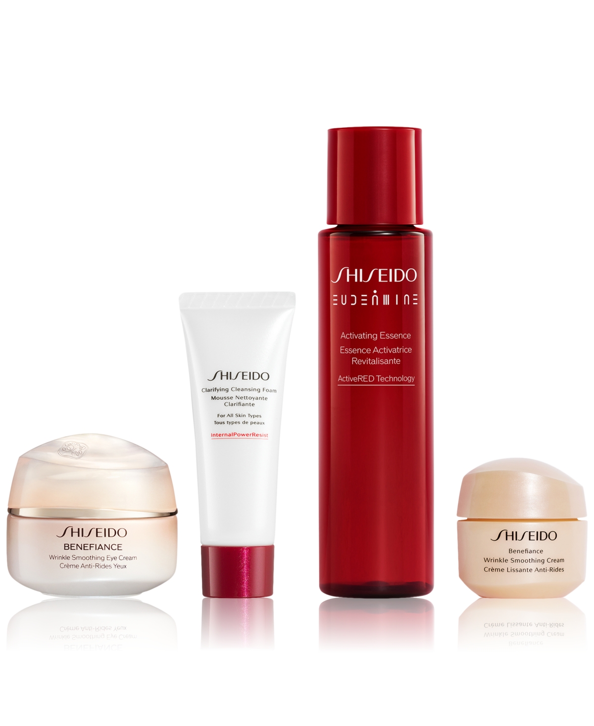 Shiseido 4-pc. Benefiance Smooth & Brighten Eye Cream Set In Transparent