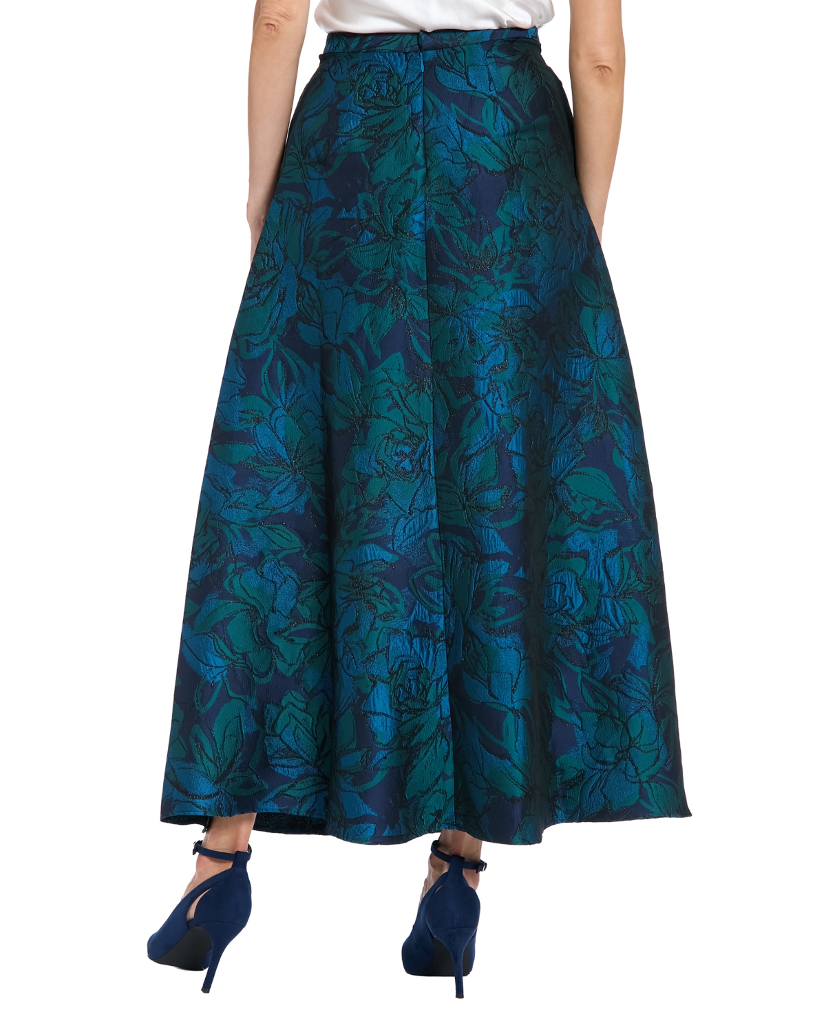 Muse Women'sâ Brocade Midi Skirt In Blue