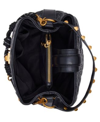 Quilted Small Bucket Bag