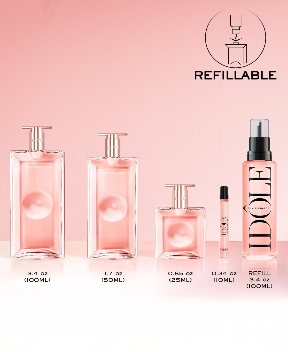 Lancôme Idole Fragrance Gift Set With Lotion And Mascara In Transparent