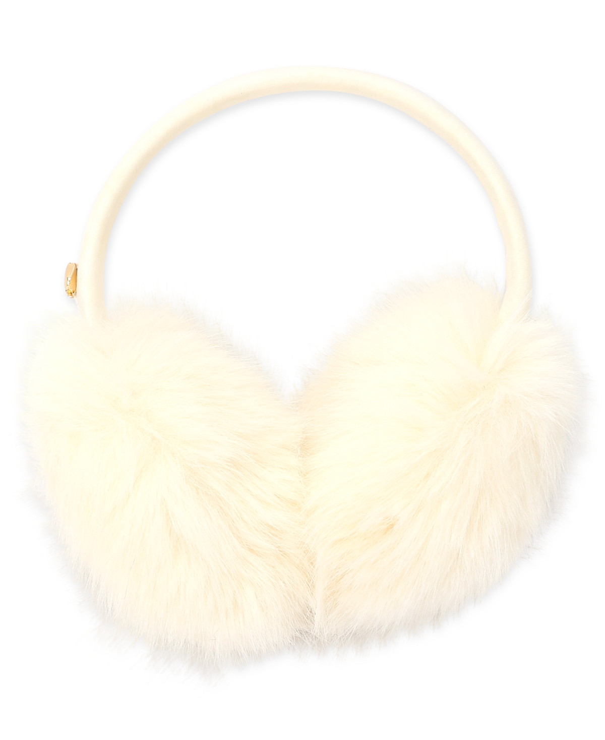 Kate Spade Oversized Faux-fur Earmuffs In Neutral