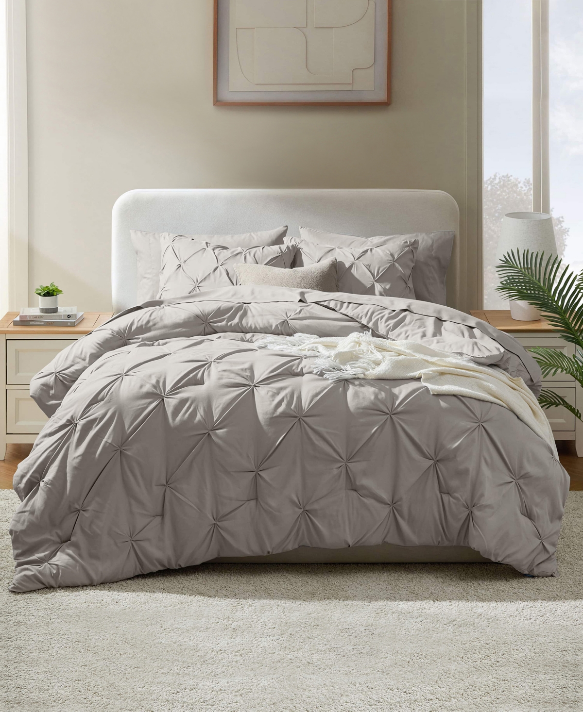 Nestl Luxury Soft Pinch Pleat -Pc. Comforter Set
