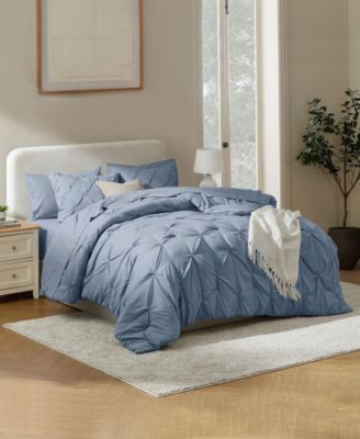 Luxury Soft Pinch Pleat 7-Pc. Comforter Set, Queen