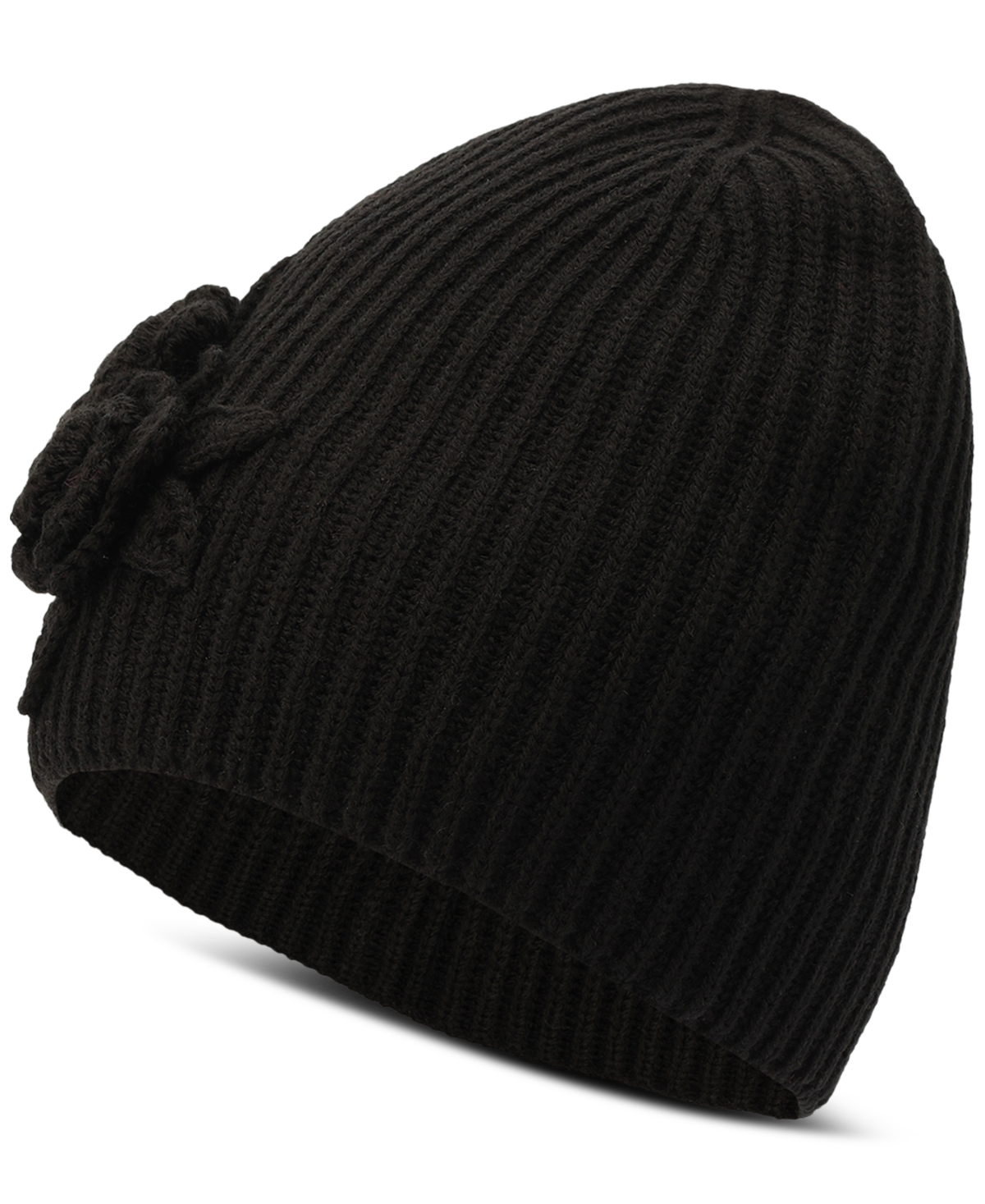 Kate Spade New York Park Roses Beanie In Black