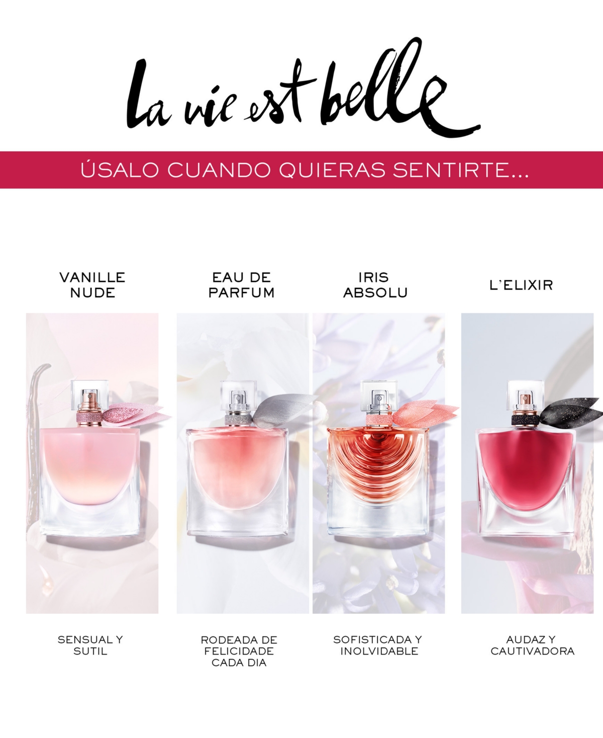 Lancôme La Vie Est Belle Elixir Holiday Festive Collection Edition, 1.7 Oz. In Transparent