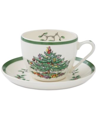 Spode - Christmas Tree Teacup & Saucer