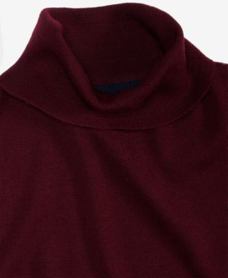 Men's Merino Wool Blend Turtleneck Sweater, Created for Macy's 