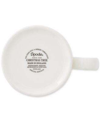 Christmas Tree Mugs, Set of 4