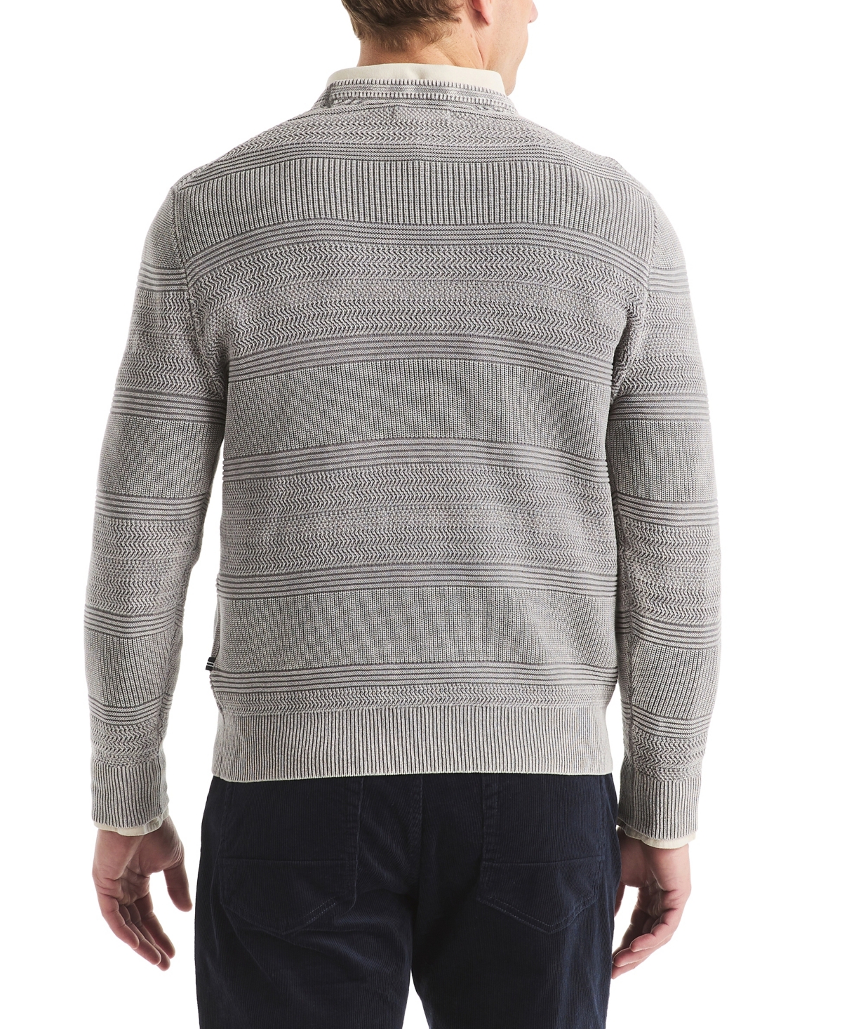 Nautica Men's Stonewashed Crewneck Sweater