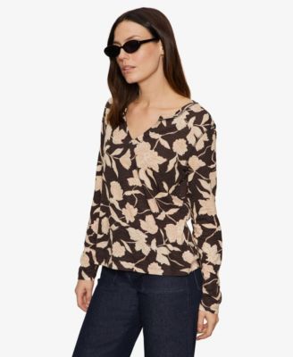Women's Printed Long-Sleeve T-Shirt
