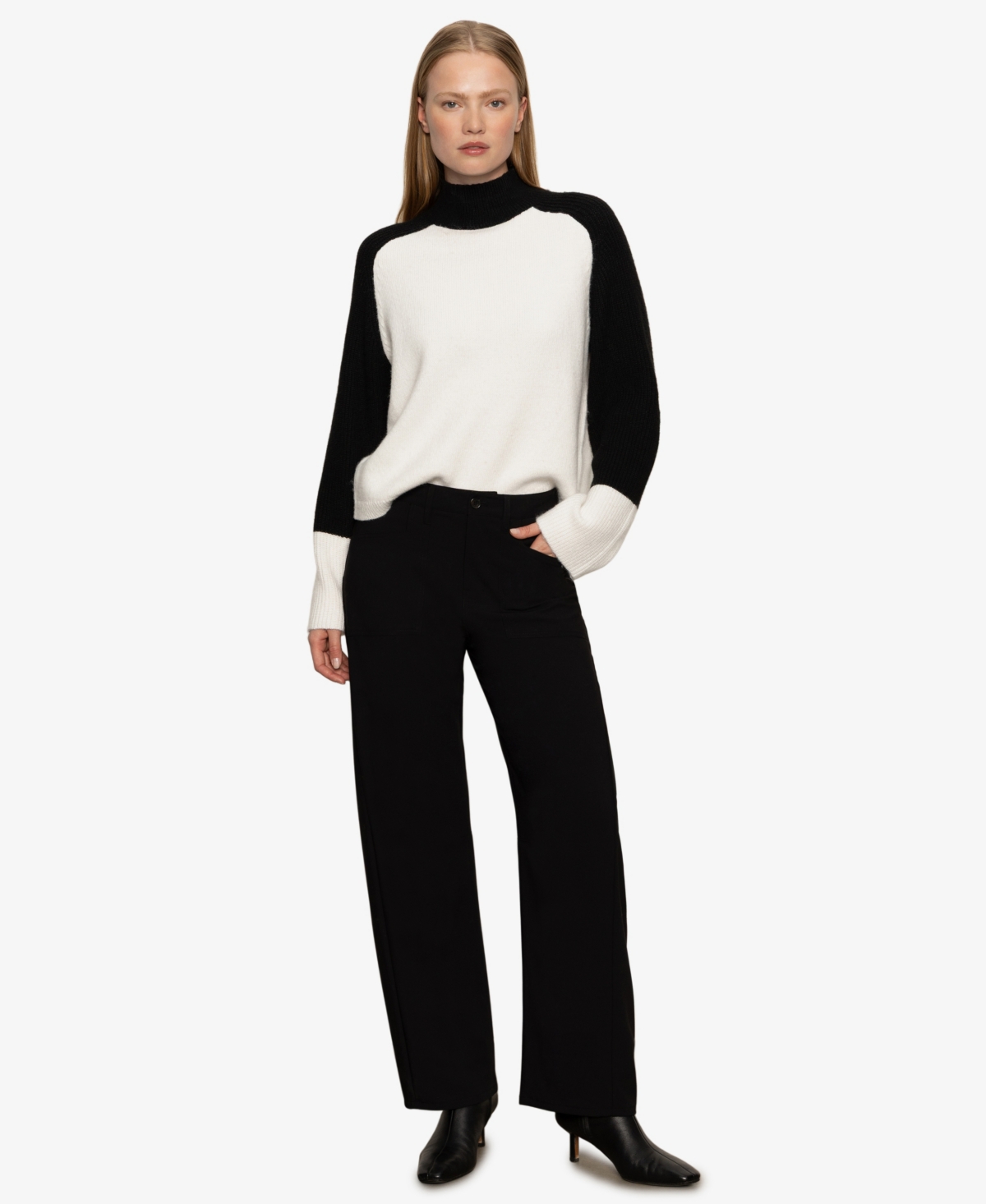 Sanctuary Women's Charter Gab Barrel Pants In Black