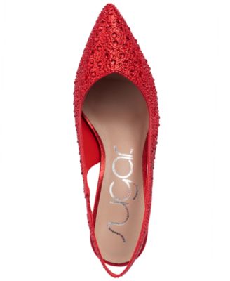 Women's Dazzy Slingback Rhinestone Dress Pumps