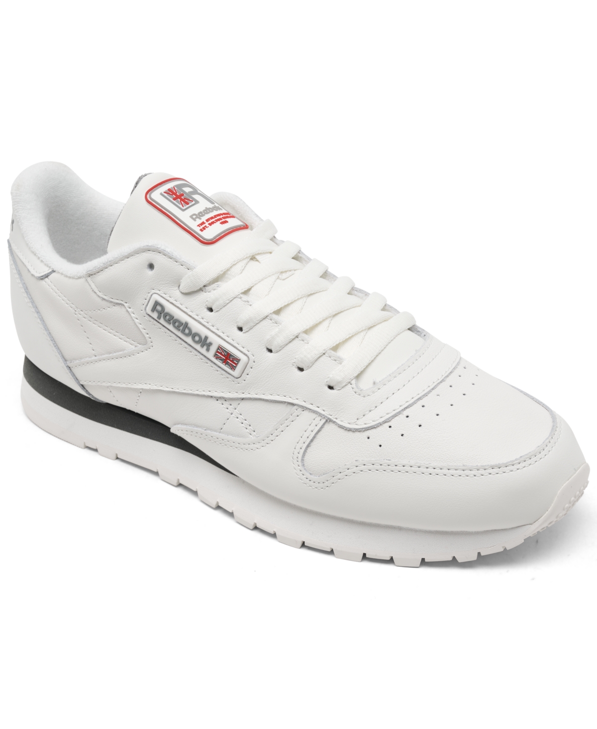 Reebok Men's Classic Leather Casual Sneakers From Finish Line In White