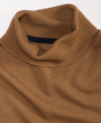 Men's Merino Wool Blend Turtleneck Sweater