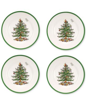 Spode Christmas Tree Dinner Plates, Set of 4 - Macy's