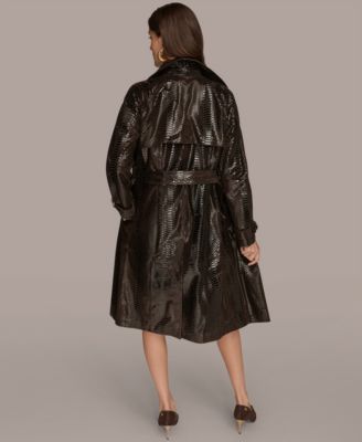 Women's Double Breasted Belted Trench Coat