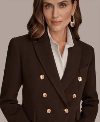 Women's Double Breasted Buttoned Blazer