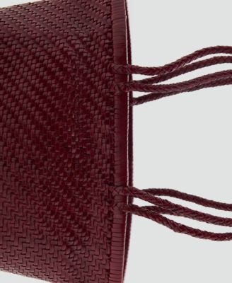 Women's Braided Leather Shoulder Bag