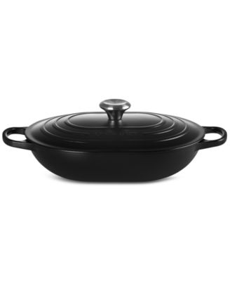 Enameled Cast Iron Signature 3.75-Quart Oblong Dutch Oven With Lid