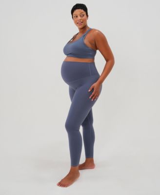 Women's Athletic Maternity Legging with Supportive Belly Band