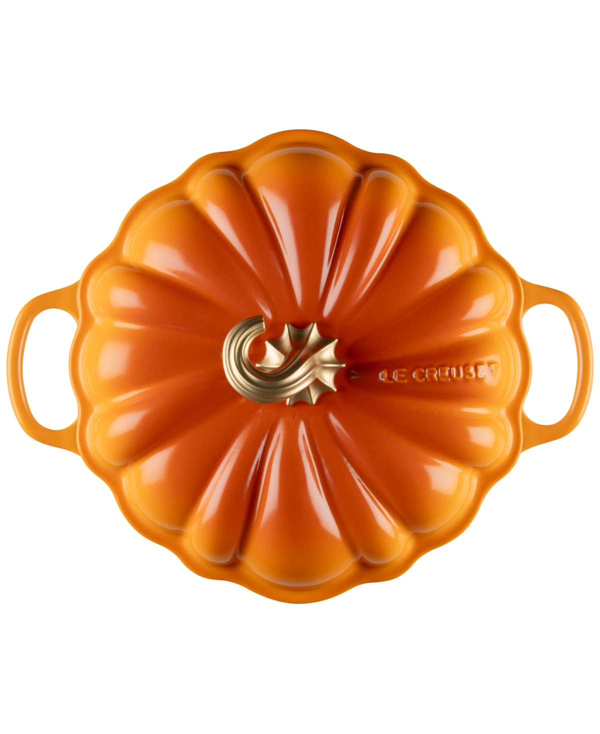 Le Creuset Enameled Cast Iron Signature 4 Qt. Pumpkin Dutch Oven With Lid In Orange