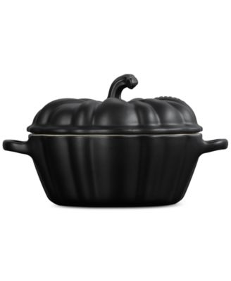 Stoneware Figural 12-Oz. Pumpkin Petite Cocotte
