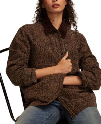 Women's&nbsp;Washed Oversized Chore Jacket