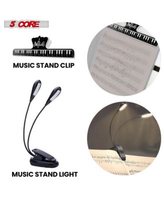 Music Stand Adjustable Desktop Book Stands Portable Sheet Holder All Metal Foldable Bookstand - MUS FLD 4S BLU WLGT