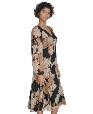Women's Printed Midi Dress