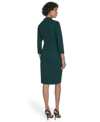 Women's V-Neck Sheath Dress