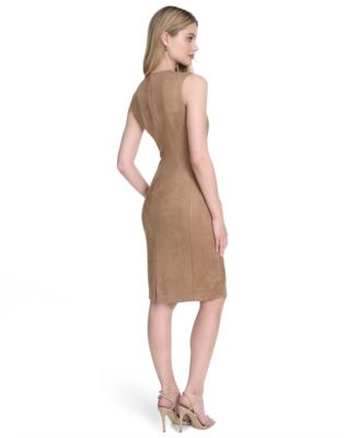 Women's Sleeveless Midi Sheath Dress