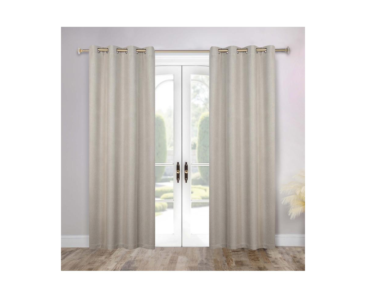 Superior Nyan 100% Blackout Machine Washable Curtains, Set of 2 Panels