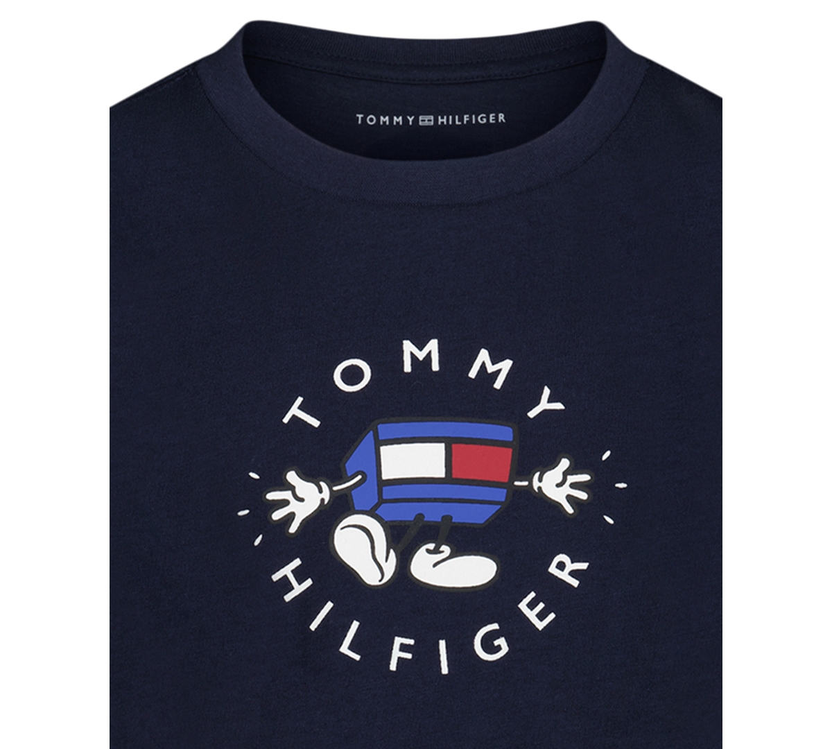 Tommy Hilfiger Toddler And Little Boys 2t-7 Crewneck T-shirt In Blue