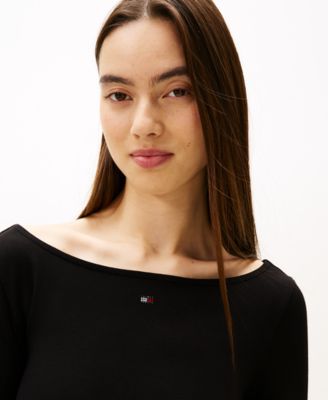 Women's Bling Flag Logo Long-Sleeve Mini Dress