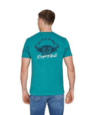 Men's YFC Bull Horns Back Print T-Shirt