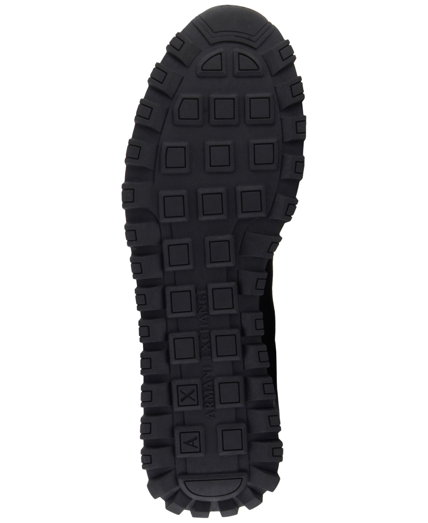 Мужские кроссовки A|X Armani Exchange Drop Logo Mesh, цвет: Чёрный / Молочный белый — фото 5