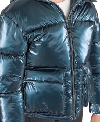 Big Girls' Shimmer Puffer Jacket