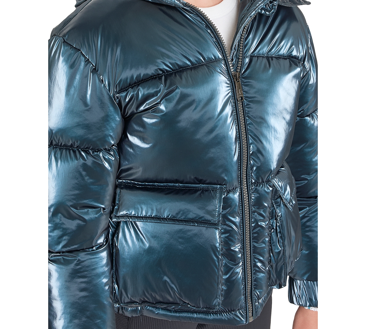 Sam Edelman Big Girls Shimmer Puffer Jacket