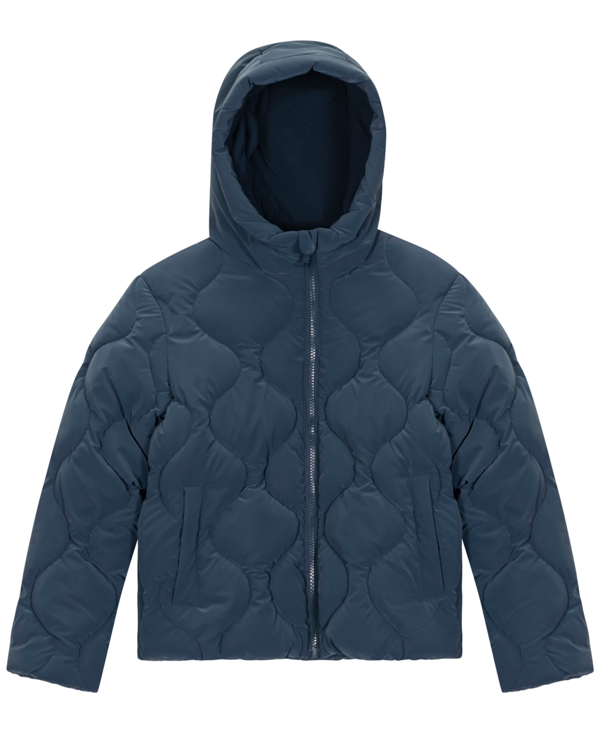 Sam Edelman Big Girls Velvet Touch Onion Quilted Jacket