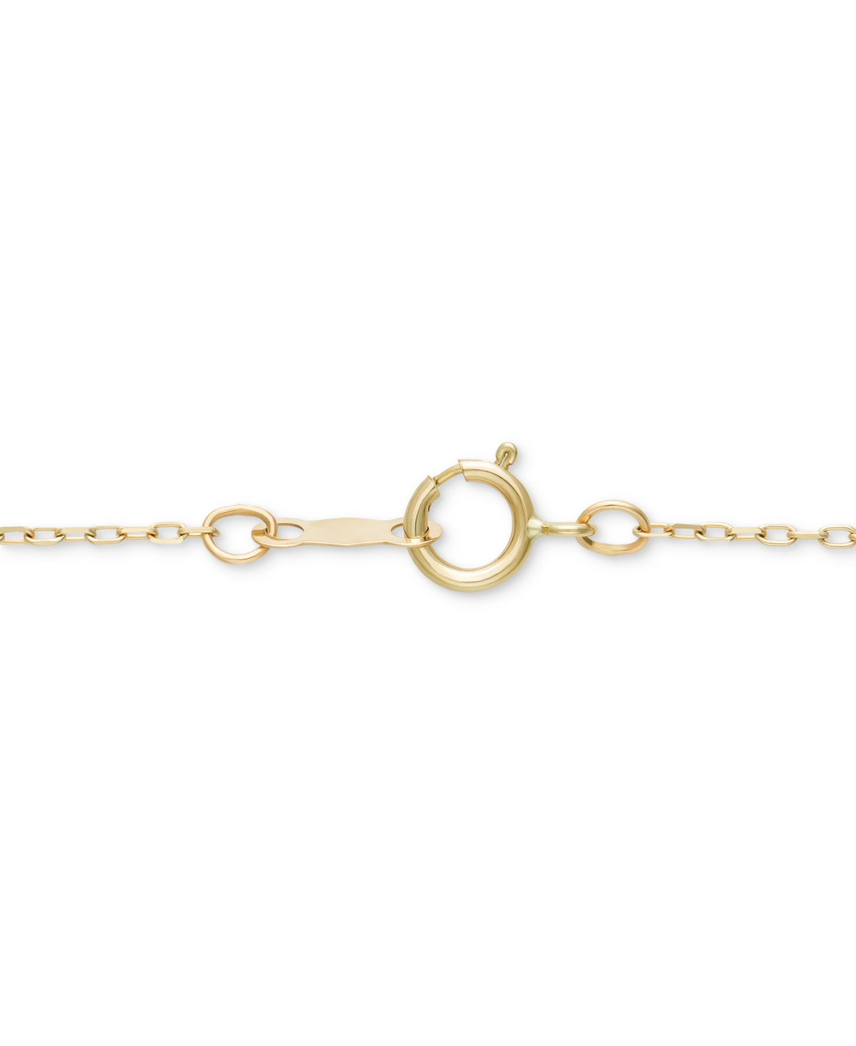 Macy's Dyed Green Jade & Cultured Freshwater Pearl (4-5mm) 18" Collar Necklace in 10k Gold