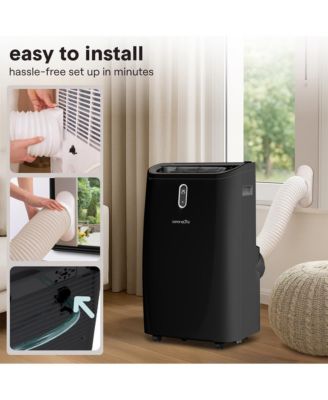 Portable Air Conditioner - 14000 BTU Cooling Capacity (ASHRAE) (Black)
