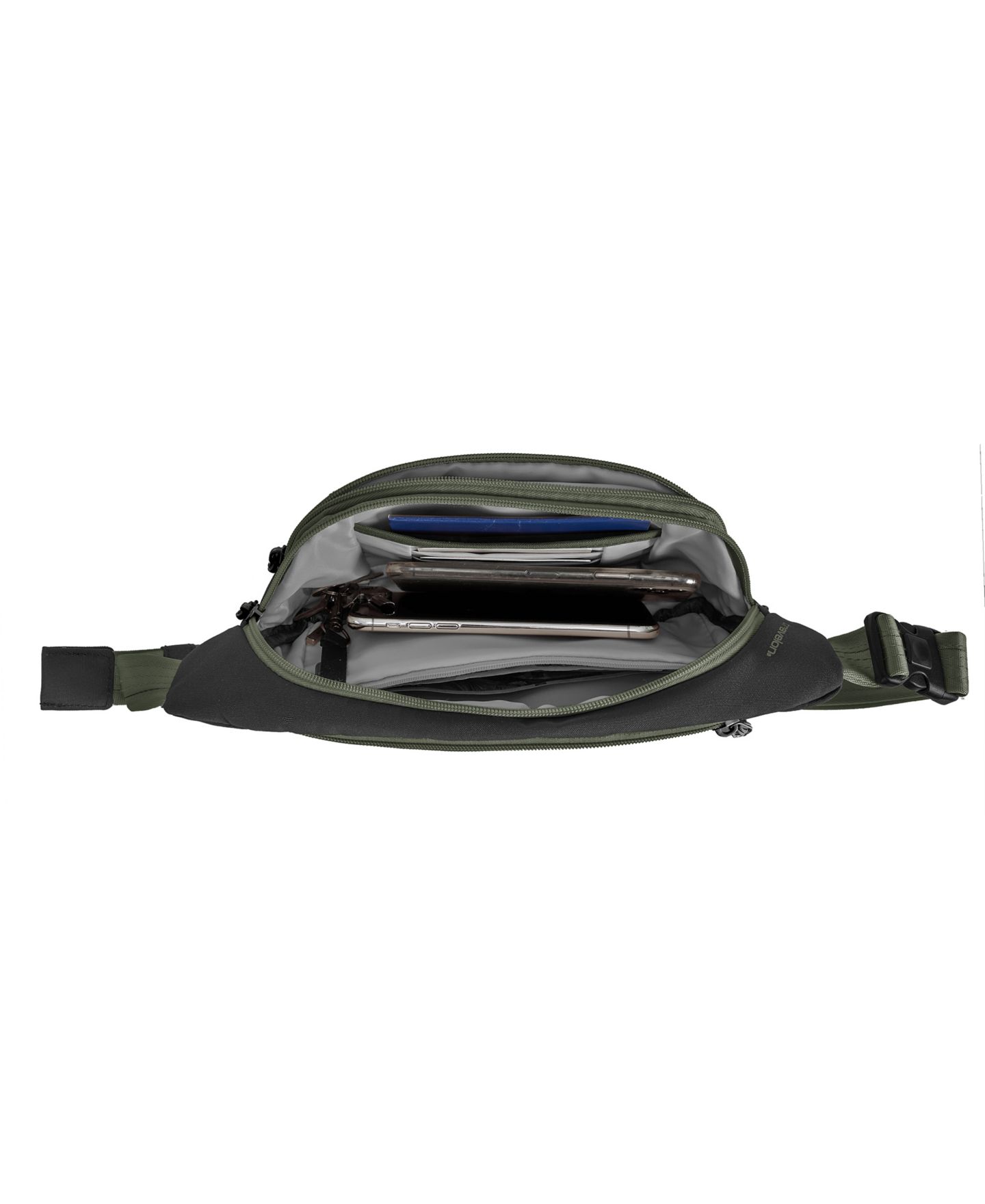 Сумка Travelon Anti-Theft The Voyages Waist Pack, цвет: Чёрный — фото 6